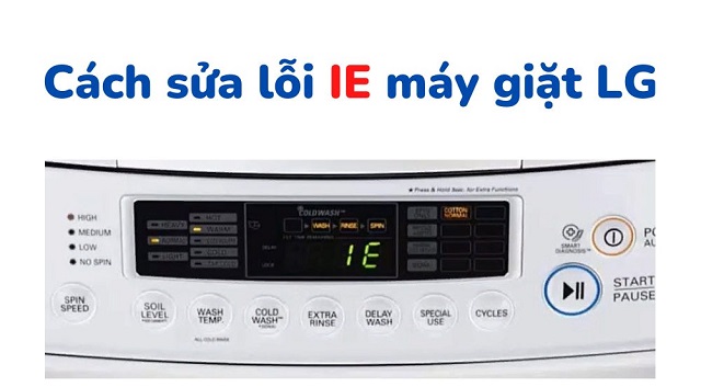 lLỗi IE máy giặt LG 