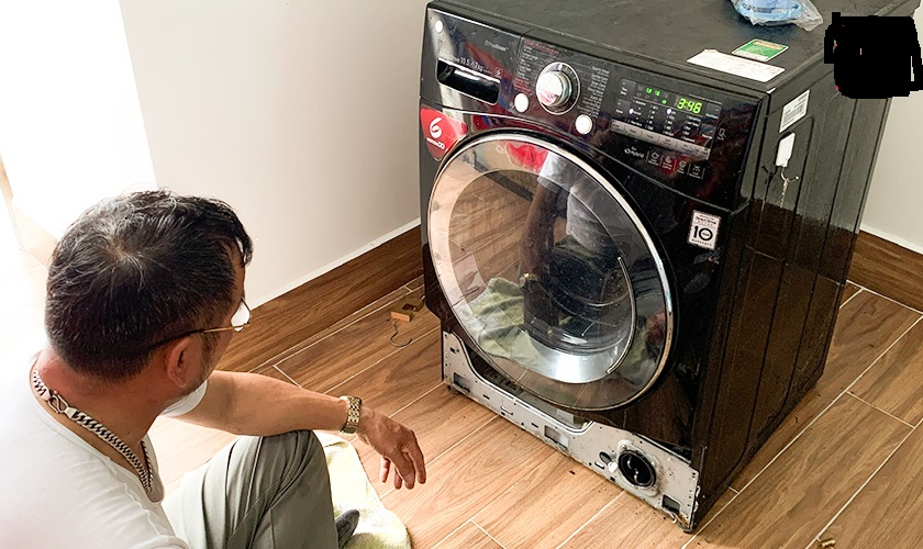 sửa máy giặt lg báo lỗi không xả nước 