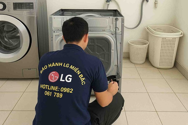 Trung tâm bảo hành máy giặt LG tại Long Biên