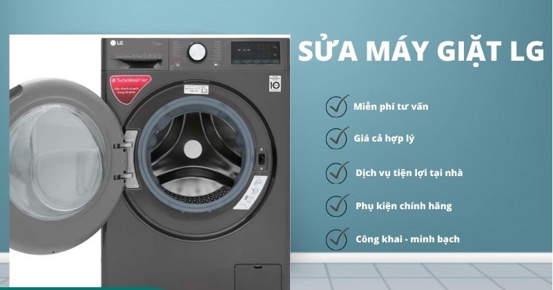 Sửa máy giặt LG cửa ngang uy tín 