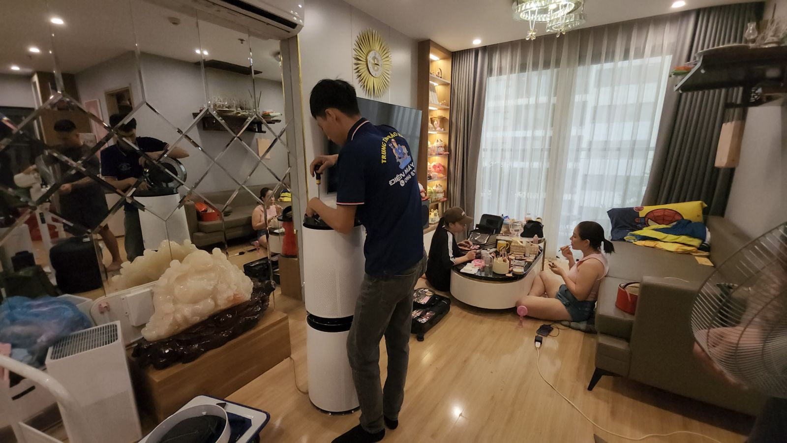 sửa máy lọc không khí lg tại nhà